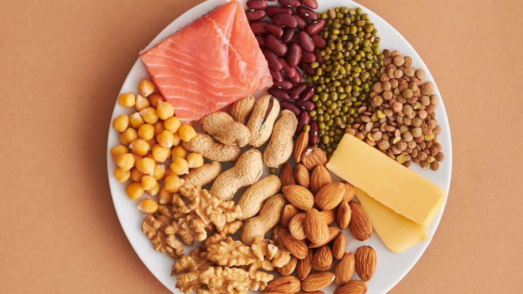 Healthy high-protein food