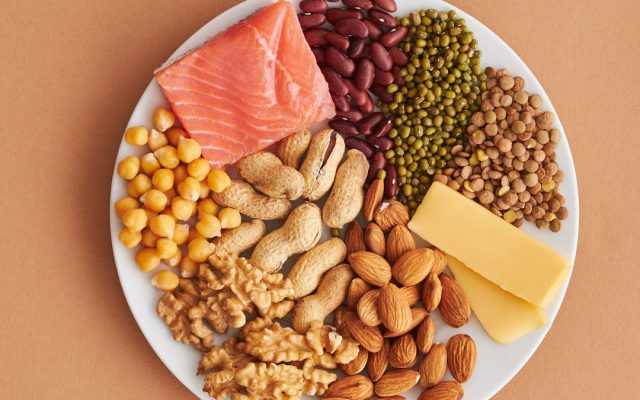 Healthy high-protein food