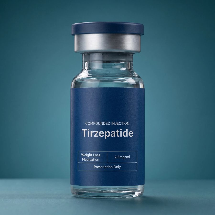 Yucca Tirzepatide+ compounded injection vial