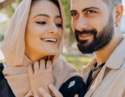 Happy adult couple together at home, reflecting on how medications can affect libido